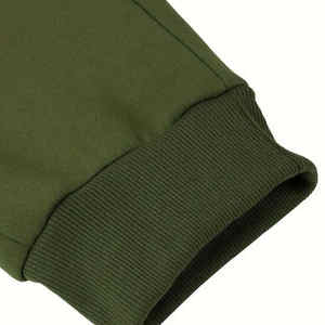 ชุดวอร์มออกกำลังกายผู้ชายผ้าฝ้าย 100% น้ำหนักเบา ระบายอากาศดี มีฮู้ด สำหรับฤดูหนาว ลายเรียบ สั่งทำขายส่งได้ - Product Image 4