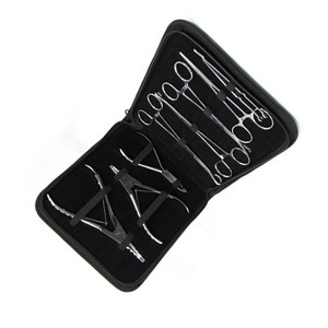 Ensemble d'outils de perçage corporel de 8 pièces, kit d'outils de perçage professionnel en acier inoxydable, poinçon dermique, pinces de perçage avec pochette - Product Image 6