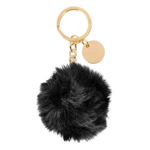 Portachiavi Personalizzato Belize con Pompon, Gadget Promozionali e Moschettoni - Product Image 1