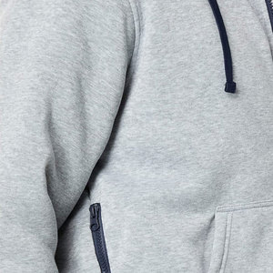 Sudadera Urbana con Cremallera para Hombre, de Algodón y Felpa, Suave, Cálida, Holgada, con Cremallera Completa, Estilo Urbano, Logotipo Personalizado, OEM, ODM, Pedido al por Mayor - Product Image 4