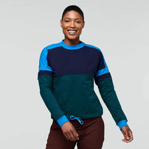 Sweat-shirt à capuche de performance athlétique personnalisé OEM pour les femmes évacuant l'humidité respirant à paillettes sur le devant pour l'hiver - Product Image 2