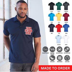 Chemises polo en coton et élasthanne à manches courtes, coupe classique, logo personnalisé pour hommes, vente en gros au Bangladesh, personnalisables dans toutes les couleurs - Product Image 6