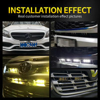 Bombilla de Faro Delantero para SUV de Aluminio de Alta Luminosidad X3 GT 16000LM IP68 Resistente al Agua, Ajuste Universal, Lámpara de Trabajo Externa Todoterreno