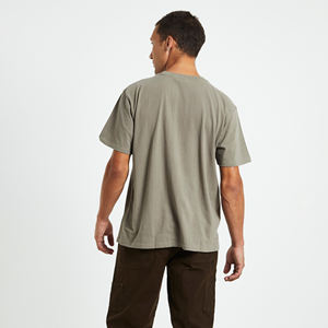 Heavyweight 100% Cotton Plain Custom Mens Oversized <b>T</b> <b>Shirt</b> Printing <b>Blank</b> <b>White</b> Tee-<b>shirt</b> Graphic Plus Size Men's <b>T</b>-<b>shirts</b> - Product Image 4