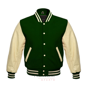 Nuevo diseño 2025, chaqueta de bola Base bordada con parches personalizados para hombres y mujeres, Mangas de cuero genuino de alta calidad, ropa universitaria - Product Image 4