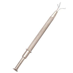 JIPSY Pen Style Diamond Gemstone Ball <b>Grabber</b> Piercing <b>Tool</b> Chrome Finish Pocket Design Stainless Steel 4 Prong Gem Holder - Product Image 4