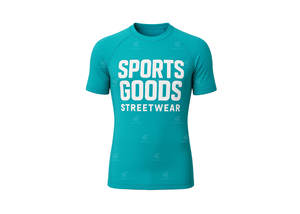 Rashguard à manches courtes uni de haute qualité et très demandé pour hommes, respirant, design personnalisé, OEM, vêtements de sport, vêtements de MMA - Product Image 2