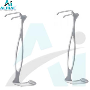 Écarteur ALMAC Czerny à double extrémité en acier inoxydable, lame solide de 23mm de large x 40mm de profondeur et 2 lames de 23mm de large x 38mm de profondeur - Product Image 3