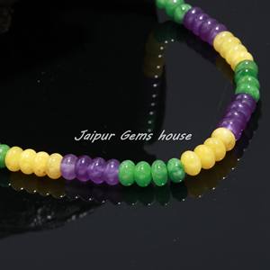 Gran Venta de collar de cuentas de cuarzo multicolor creativo de grado AAA cuentas de piedra sueltas naturales piedras preciosas de cuarzo de caramelo multifacético - Product Image 4