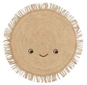 Tapis ovale en jute tressé fait main, 100% jute naturelle, tapis ovale tressé écologique, tapis ovale en jute tressé tissé à la main - Product Image 6