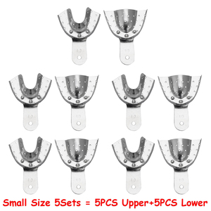 Bandejas de Impresión Dentales de Acero Inoxidable al por Mayor, Autoclavables, de Grado Quirúrgico, Reutilizables, Profesionales, de Clase I, Herramienta Dental - Product Image 4