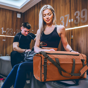 Bolsa de gimnasio, nuevo producto, bolsa de lona de viaje con compartimento para hombres y mujeres de Pakistán - Product Image 5