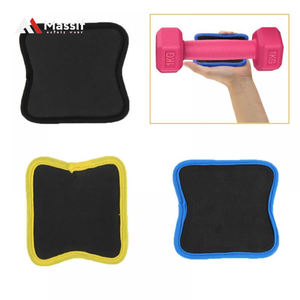 Coussinets en néoprène avec logo personnalisé Coussinets d'haltérophilie en caoutchouc Grip Pad Gym Workout Coussinets confortables pour hommes - Product Image 5
