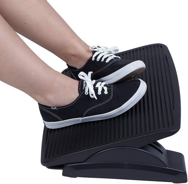 Ergonomic Adjustable Footrest for Office Desks