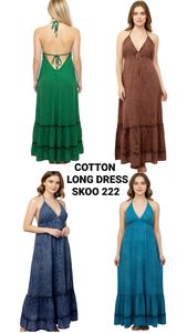 Nuevos diseños A-Line Natural Vintage algodón estampado Floral Casual vestido de verano cómodo sin mangas hasta la rodilla 2025 - Product Image 3