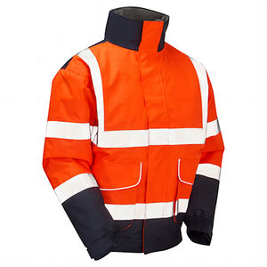 Veste de sécurité respirante pour homme de qualité supérieure, à séchage rapide, imperméable, en polyester, avec étiquette privée pour une utilisation en extérieur - Product Image 4