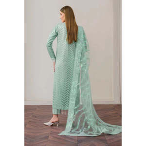 Conjuntos de Traje Formal para Mujer Baroque Exclusive UF-517 y TC-1416 con Diseño de Red Bordada - Product Image 4