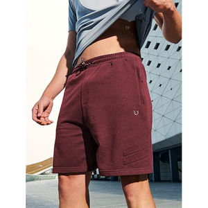 Pantalones Cortos de Lana para Hombre, Uso Diario, Casuales, Tejido Cepillado Cálido, Ajuste Cómodo, Cintura Elástica, Ligeros y Duraderos - Product Image 3