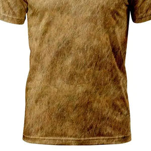 เสื้อยืดชายแบบซับลิเมชั่นสำหรับใส่ไปชายหาด เนื้อผ้าเบาสบาย สไตล์ลำลอง รับผลิตแบบ OEM - Product Image 3