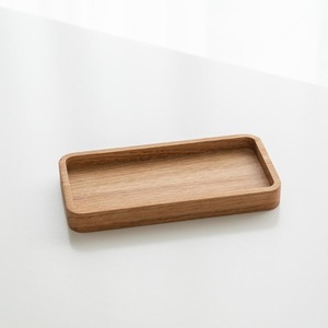Bandeja de Madera Pulida de Grado Alimenticio con Asa para Platos de Cena, Venta Caliente de Fábrica de Decoración - Product Image 1