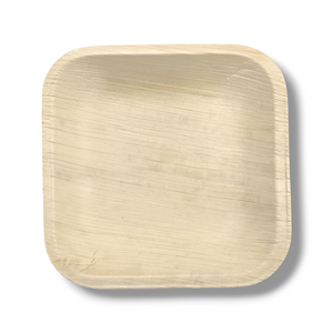 Assiette carrée peu profonde de 4.5 po de qualité supérieure-Vaisselle en céramique et en mélamine durable pour restaurant et usage domestique - Product Image 1