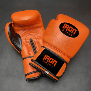 Prix d'usine Vente de gros Gants de boxe d'entraînement Matériau durable en cuir Évacuation de l'humidité Logo personnalisé - Product Image 2