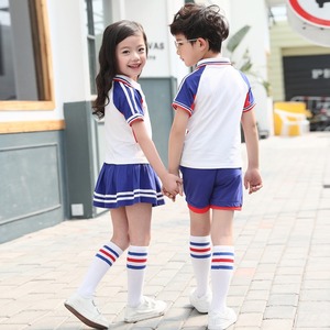 ชุดนักเรียนประถมสไตล์ไฮสตรีทสุดเซ็กซี่ กระโปรงจีบและเสื้อลูกไม้สำหรับเด็กชายและเด็กหญิง - Product Image 5