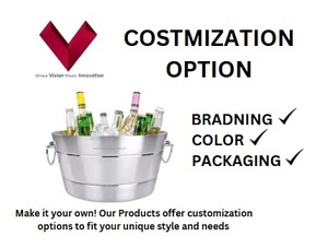 Vente d'usine, prix bas, seau à bière en acier inoxydable, prêt pour la fête, gardez votre bière au frais, seau à boissons en acier inoxydable - Product Image 3