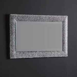 ICE COLORED LED <b>Mirror</b> Backlit Melted Glass with Grit 90X62 - Product Image 3
