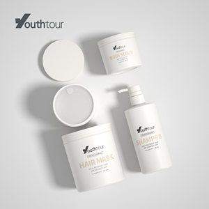 <span class=keywords><strong>YPU</strong></span> Fabricación de inyección de plástico cosmético exfoliante corporal tarro redondo con tapa boca ancha botella de tratamiento para el cabello botella de belleza 1000g - Product Image 4