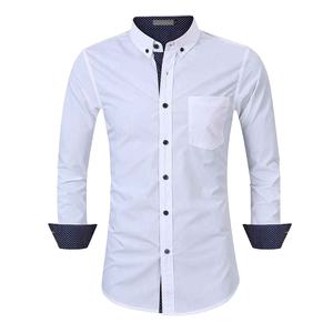 Chemise en jean à carreaux foncés de qualité supérieure, tendance, avec fermeture boutonnée, pour homme, logo personnalisé, été - Product Image 4