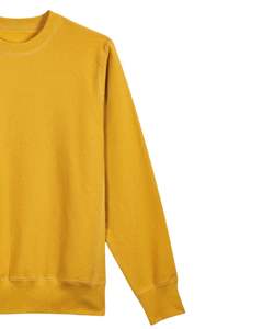 Sweat-shirt en molleton jaune moutarde pour femme, manches longues, coton doux, décontracté, chaud pour l'hiver, conception personnalisée OEM, respirant à l'avant - Product Image 3