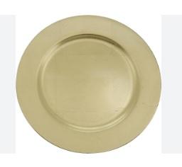 Plaque de chargeur en métal martelé la plus vendue Conception de couleur cuivre fabriquée à la main de luxe Plaque de plat de table peu coûteuse Utilisation à la maison et à l'école - Product Image 3