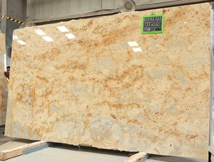 แผ่นหินแกรนิตทองคำแอฟริกันขัดพื้นผิวสำหรับวิลล่ารูปแบบหินขนาดใหญ่ดีไซน์ทันสมัย - Product Image 4