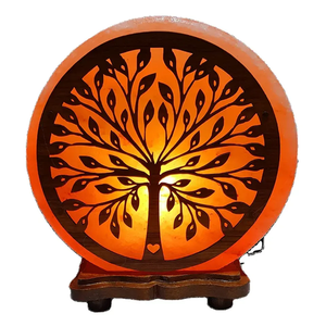 โคมไฟคริสตัลรักษาธรรมชาติสำหรับใช้ในห้องนอนและผ่อนคลายโคมไฟเกลือสีชมพูหิมาลายันต้นไม้ทรงกลมออกแบบเพื่อชีวิต - Product Image 6