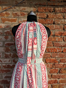 Hand Block Printed Maxi <b>Dress</b> <b>for</b> Summer Breathable Cotton Floral Print Handmade Casual Maxi <b>Dress</b> <b>For</b> <b>Women</b> - Product Image 3