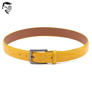 Ceinture pour homme en cuir de vache brun classique de marque de créateur 2024 avec boucle en alliage, design personnalisé, qualité supérieure, largeur de 3,5 cm, Pakistan - Product Image 2
