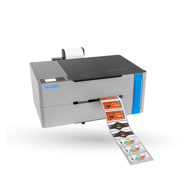 WAISU Color Label Printer Multi Color Desktop Label Printer for Hospital Household Shoes Market