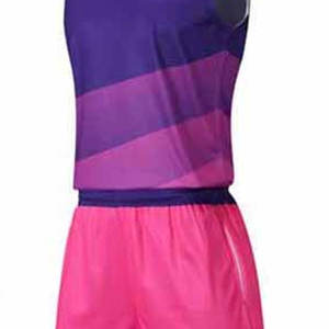 เสื้อกีฬาบาสเก็ตบอลผ้าโพลีเอสเตอร์แบบระเหิดระบายอากาศได้ดีเสื้อบาสเก็ตบอลมีโลโก้สำหรับ100% - Product Image 5