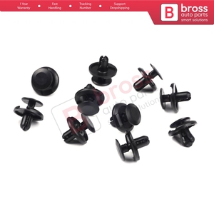 BCF2349 10 Piezas Retenedor de Tipo Empujable para Guardabarros, Color Negro, para 71741883 09409 07332 000 90467 09164 - Product Image 6