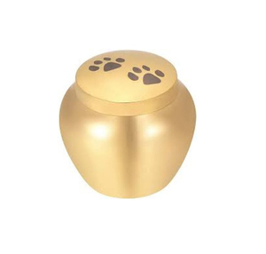 การออกแบบใหม่อุปกรณ์บ้านงานศพทองเหลืองสัตว์เลี้ยงเผาศพ Urns จดจํา Urn ขายส่งเผาศพสุนัข Urns ในราคาขายส่ง - Product Image 4