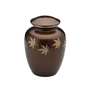 Urne funéraire en laiton pour animaux de compagnie, 8 pouces, couleur verte, avec gravure de patte, récipient à cendres en métal, urne à bas prix - Product Image 3