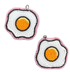 Pendientes Navideños Hechos a Mano con Diseño de Hojas con Cuentas, Joyería Festiva para Mujer, Regalo de Invierno, Estilo Étnico - Product Image 6