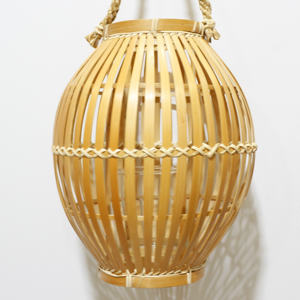 Artex Dong Thap Rattan <b>Lantern</b> <b>Candle</b> <b>Holder</b> Vintage Decorative Hanging Light for Indoor and Outdoor Use - Product Image 5