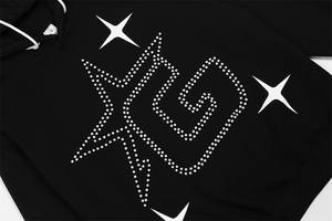 Venta al por mayor de fabricación Sudadera con capucha personalizada de peso pesado 100% algodón Sudadera con capucha de moda en blanco de gran tamaño Sudadera con bolsillo oculto - Product Image 5