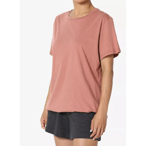 Haute qualité personnalisé hommes surdimensionné 100% coton T-Shirt uni couleur unie court col rond Long Jersey tissu lavé Techniques - Product Image 6