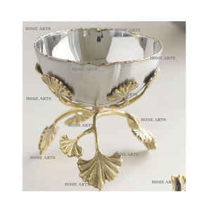 Aluminium Hammered <b>Dessert</b> Bowl For Home Hotel Restaurant Usage <b>Dessert</b> Snacks Serving Bowl By Home Arts - Product Image 4