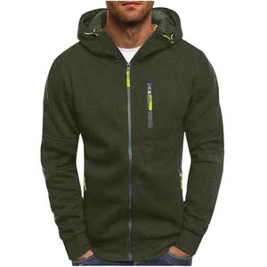 Sudadera con capucha y cremallera de gran tamaño con logotipo personalizado OEM, sudadera unisex de lana pesada, ropa de calle de talla grande para hombres y mujeres - Product Image 1