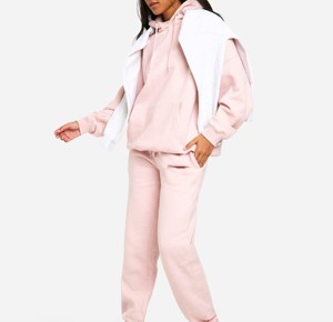 Vêtements de sport décontractés d'hiver Survêtement pour femmes Deux pièces Streetwear décontracté Vente en gros Ensemble de survêtements de fitness amples et minces 2 pièces - Product Image 4