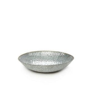 Cuenco de diseño japonés de mesa galvanizado con diseño martillado para la característica encantadora del hogar Vajilla Suministros de cuencos para servir - Product Image 1